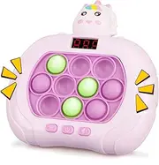Handheld Game for Kids 6-8, Pop Game it Fidget Toys for 8-12, Quick Push Game, Bubble Stress Pop Light Up Toys for Autistic Children Adults, Xmas Birthday, Teens, Adults