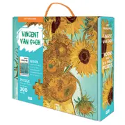 Sassi Junior Vincent Van Gogh Sunflowers Art Puzzle & Book Jigsaw Set Kids 6y+