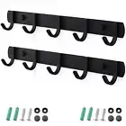 Coat Hooks Wall Mounted Heavy Duty Metal 5 Coat Hanger Rack For Coat Hat Towel P