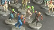 Zombiecide Complete set of PAINTED and finished miniatures w/ weighted bases