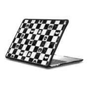 MacBook Air 13-inch (M2 - M4) Impact Case Halloween checks - spooky stickers checkered marble pattern