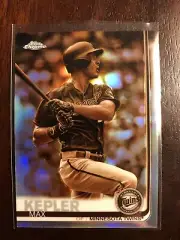 2019 Topps Chrome Max Kepler Sepia Refractor Minnesota Twins #67