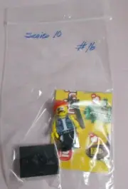 LEGOS MINI FIGURES SERIES 10 #16 Biker Mechanic
