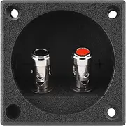 Speaker Terminal Box Spring Type 2 Binding Post Connector Acoustic Components for Home Hotel Hall