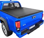 Tyger Auto T3 Soft Tri-fold Truck Bed Tonneau Cover Compatible with 2016-2023 Toyota Tacoma | 5' Bed | TG-BC3T1630 | Vinyl, Black