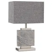 Dana Table Lamp Chrome / Grey - DANA TL-NKGYM