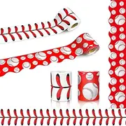 CHNBCG 65.6ft Bulletin Board Border Decorations - 2 Rolls Baseball Trim, Reusable Classroom Edging for Back to School Decor, Teacher & Homeschool Supplies