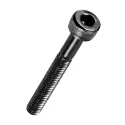 100pcs Socket Head Cap Screws - [M4-0.7 x 30mm] Alloy Steel Hex Screw, Black