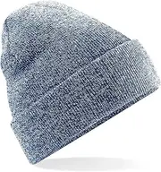 [Beechfield] Unisex Original Cuffed Beanie Winter Hat (UK Size: One Size) (Heather Navy)
