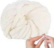 Chunky Chenille Yarn - Soft Chunky Crochet Yarn - Arts Crafts Sewing Supplies, Chunky Yarn, Soft Plush Yarn, Handcraft Yards for Hand Knitting Blanket