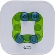 LIVING WORLD 60960 3-in-1 Teach-n-Treat Interactive Toy White