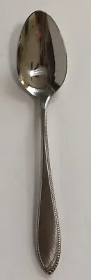 Interpur INR5 Place Dinner Spoon Japan Beaded Edge Stainless Tablespoon Brushed