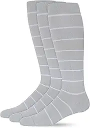Comrad Knee High Compression Socks for Wide Calf - Thin, Breathable Premium Support Socks for Pregnancy, Athletes & More