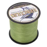 Hercules 1000M 1094Yds 4S 30lbs Braided Fishing Line Army Green Super Strength