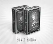 Alice of Wonderland Playing Cards Deck - Silver Edition Brand New