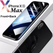 Anti-scratch 4H PET film screen protector for Apple iPhone Xs MAX Front and Back