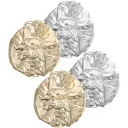 4 Pcs Aluminum Foil Cap Women's Deep Conditioning Heat Hair Processing