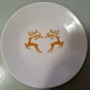 Corelle Holiday Reindeer Appetizer Bread Plate 6.3/4" NEW