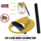 Flip N Slide Mouse Trap Bucket Lid Mouse Rat Trap With Ladder Mousetrap Catcher