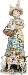 [Fitz and Floyd] Dapper Rabbit Female Ceramic Figurine, 20 inch