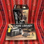ATARI 1980 Game Library Storage Unit For Atari Video Game Cartridges New Sealed!