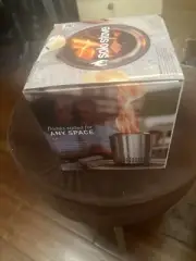 Solo Stove Mesa Tabletop Fire Pit with Stand Low Smoke Water Stainless Steel