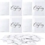 Sayglossy 45 Pack Wedding Tissues Packs for Guests No Ugly Crying Tissue Packets 3 Ply Small Individual Pocket Tissues for Welcome Bag Stuffers Wedding Favor Bride and Groom Toilet Bridal