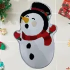 Snowman Entry Door Mat Cartoon Floor Mat Home Decor Bath Mat Kitchen