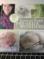 Luxury Yarn One-Skein Wonders by Judith Durant. Signed. FREE SHIPPING!