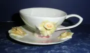 Franz Daffodil Demi Cup & Saucer- FZ00773- New in Box
