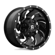 Fuel 1PC D574 Cleaver 20x9 8x165.1 1mm Gloss Black Milled Wheel