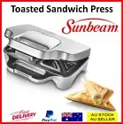 Sunbeam Sandwich Press Toastie Jaffle Maker Bread Grill DEEP DISH Non Stick