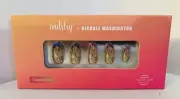 Nailstry X Nichole Washington 30 Pc Reusable Press On Nails Med Golden Hour (J11