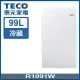 (送好禮)TECO 東元 99公升 一級能效單門小冰箱 R1091W