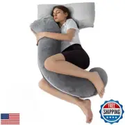 QUEEN ROSE Body Pillow, Shredded Memory Foam Full Body Support for Side Sleep