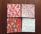 73 sheets 14x14cm Square Origami Washi Rice Yuzen Chiyogami Origami Papers