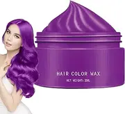 Temporary Hair Dye Wax | Temporary Hairstyle Cream Dye,Temporary Colored Hair Paint Wax for Women, Adults, All Ages, Friends, Beautician, Hairdresser