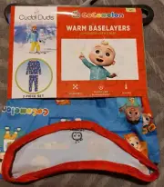 New Toddler Boys Cuddl Duds Warm Baselayer Cocomelon sz 4T -3851