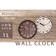 KINYO 耐嘉 CL-156 北歐風木紋掛鐘 11吋 時鐘 靜音時鐘 壁掛鐘 壁鐘 吊鐘 圓形鐘 簡約 辦公室 客廳