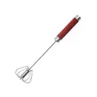 12inch Stainless Steel Semi-Automatic Whisk, Hand Push Rotary Blender Egg2527