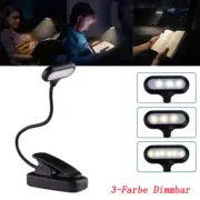 LED Reading Lamp Clamp Light USB Rechargeable Book Lamp Small Book Light