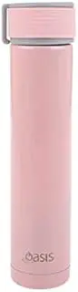 Oasis Skinny Mini Stainless Steel Double Wall Insulated Drink Bottle 250ml Pink