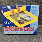 Ravensburger Puzzle Stow & Go Mat Roll Jigsaw Puzzle In Progress