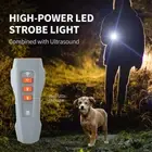 Grey And Orange Ultrasonic Dog Bark Control Device Rechargeable Dog Trainer with