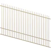 ProtectorAl 1201 - 2400 x 1500mm Primrose Raked Up to 15º Picket Top Pool Fence Panel