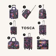 Tosca So Lite Ultimate 8 Piece Suitcase & Travel Bundle - Paisley Collection