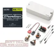 EMG P60 WHITE P-90 STYLE HOUSING ACTIVE PICKUP SHORT SHAFT POTS ( 1 STRING SET )