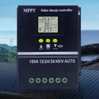 在飛比找PChome24h購物優惠-MPPT太陽能控制器12V/24V/36V/48V蓄電池自我