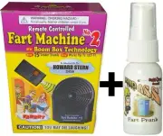 1 Fart Machine #2 with remote + 1 Liquid Ass Spray Bottle Stink Bomb ~ COMBO!