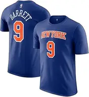 [Outerstuff] RJ Barrett New York Knicks NBA Kids Youth 4-20 Blue Icon Edition Performance Jersey T-Shirt